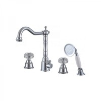 Смеситель для ванны на 4 Ganzer Konstantin GZ09034 Хром Смеситель для ванны на 4 Ganzer Konstantin GZ09034 Хром