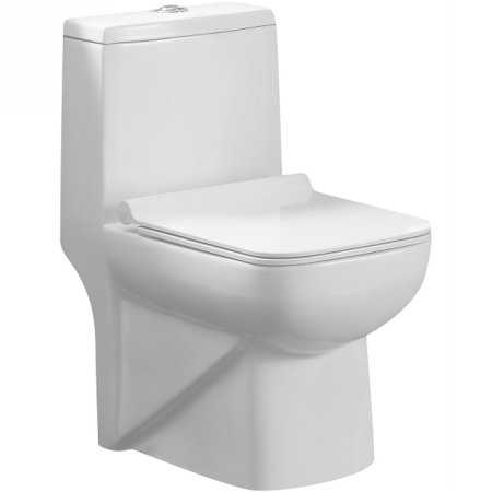 Унитаз моноблок Azario Zeno AZ-1169 с бачком и сиденьем Микролифт 