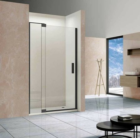 Душевая дверь Vincea Extra 120 VDP-1E1112CLB профиль Черный стекло прозрачное 