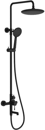 Душевая система Vincea Desire VSFS-1D1MB Черная матовая 