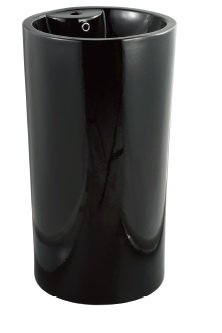 Раковина CeramaLux NС B135B напольная, черная 