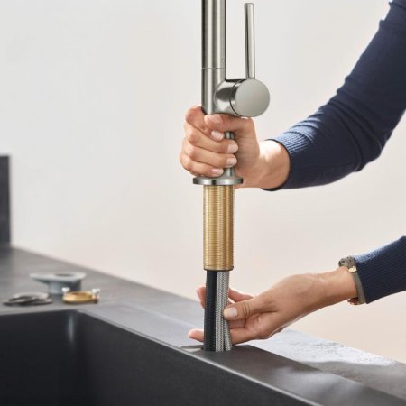 Смеситель Hansgrohe Talis M54 72827800 для кухонной мойки, под сталь 