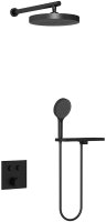 Душевая система Vincea Inspire VSFW-4I212RMB Черная матовая