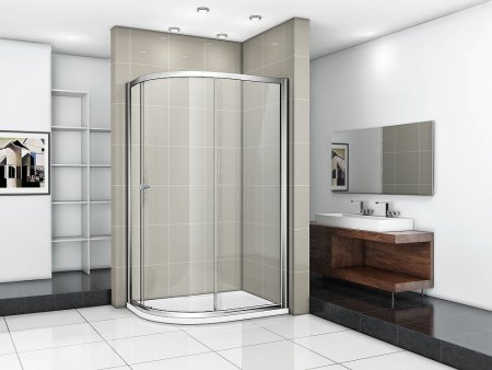 Душевой уголок Cezares Pratico RH 1 120/90 C Cr + трап в подарок 