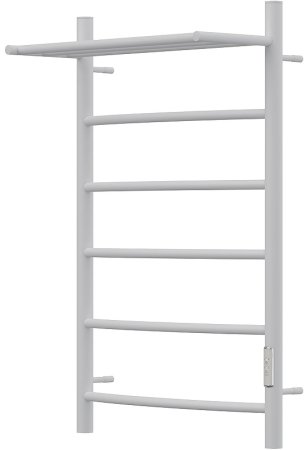Электрический полотенцесушитель Point Афина PN04858PW П5 500x800 с полкой диммер справа Белый 