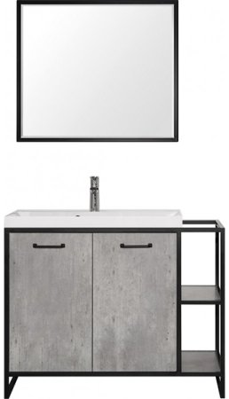 Тумба под раковину Style Line Лофт Classic 80/100 Бетон 