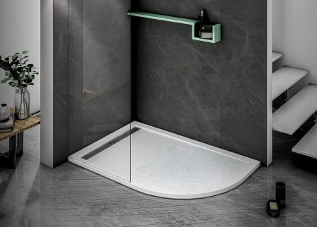 Поддон для душа Cezares Tray R550 120х90 см искусственный мрамор, L 