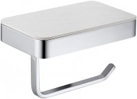 Держатель туалетной бумаги Abber Westen AA1730 с полкой Хром
