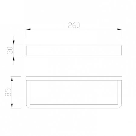 Полотенцедержатель ABBER Westen AA1753G золото матовое 