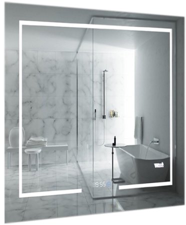 Зеркало WeltWasser Bruno 60x80 c подсветкой 10000000973 Хром 