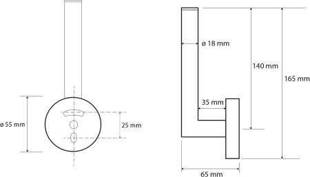 Держатель для запасных рулонов Bemeta Dark 104112030 