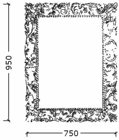Зеркало Boheme Armadi Art NeoArt 75 514-P Бронза Поталь 