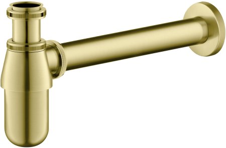 Сифон для раковины TIMO 960/17L, матовое золото 