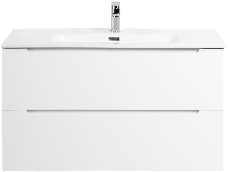 Тумба с раковиной BelBagno ETNA-900-2C-SO-BO-P Bianco Opaco 