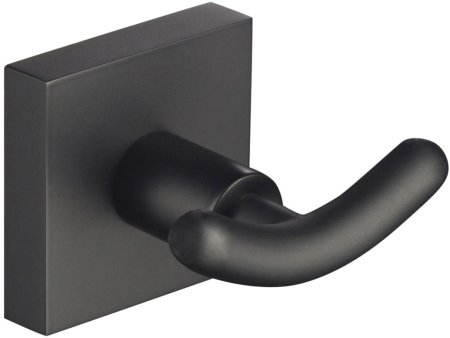 Крючок для ванной комнаты двойной TIMO Selene 12012/03, черный 