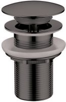 Донный клапан Boheme 612-SGM Click-Clack Оружейная сталь глянцевая