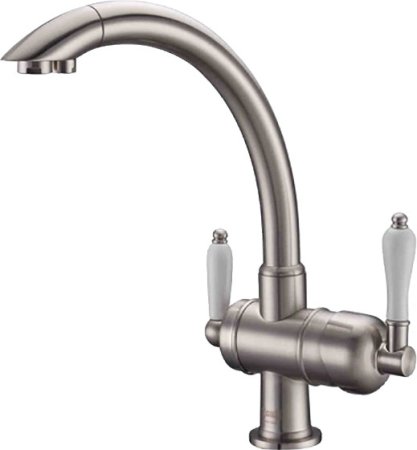 Смеситель для кухонной мойки Zorg Clean Water ZR 327 YF nickel 