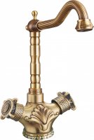 Смеситель для кухонной мойки Zorg Antic A 3005K-BR