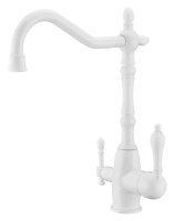Смеситель для кухонной мойки Zorg Clean Water ZR 312 YF-50-white