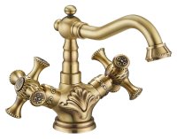 Смеситель Zorg Antic A 7007U-BR для раковины