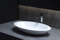 Раковина накладная глянцевая 58x35 Salini CALLISTA 102 1101102G