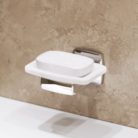 Мыльница AM.PM Gem A9034200 Хром Белая 