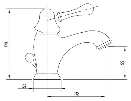 Смеситель Migliore Maya 18931 для раковины золото 