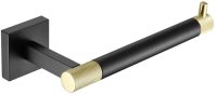 Держатель для туалетной бумаги Rose RG3005H, золото/черный