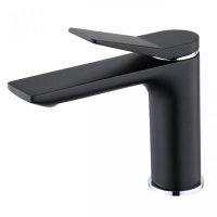 Смеситель Hansen H10099-C для умывальника хром/черный