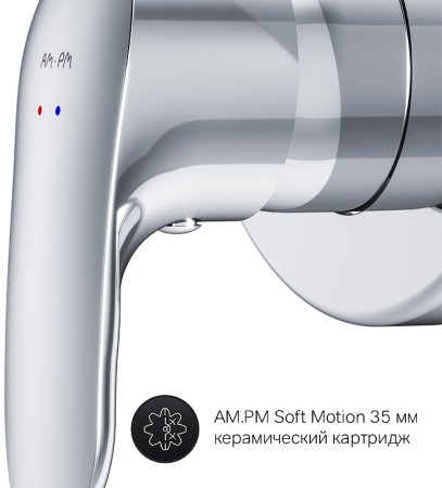 Смеситель для душа AM.PM Like F8085000 Хром 