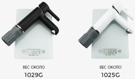 Смеситель для раковины Gappo G03-6 G1003-6 Черный матовый Хром 