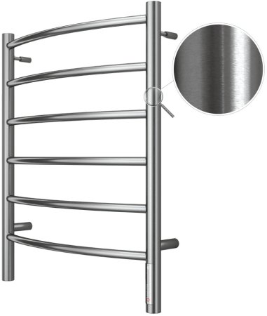 Полотенцесушитель электрический Terminus Классик П6 50х65 quick touch, сатин 