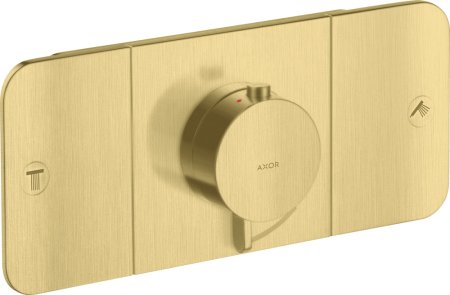 Термостат Axor One 45712950 для душа, шлифованная медь 