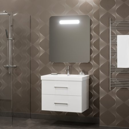 Зеркало Opadiris Арабеско 70 Z0000009897 с подсветкой с кнопочным выключателем с розеткой 