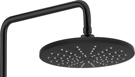 Душевая система Kaiser Cezar 06177-2 с термостатом Черная матовая 