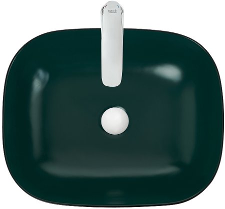 Раковина-чаша WeltWasser Elbach M2143 BBG 49 10000005600 Черно-зеленая матовая 