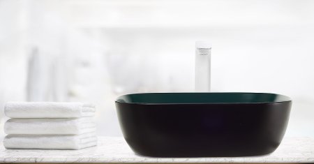 Раковина-чаша WeltWasser Elbach M2143 BBG 49 10000005600 Черно-зеленая матовая 