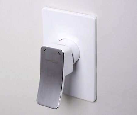 Гигиенический душ WasserKRAFT A010656WHITE со смесителем хром, белый 