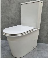 Унитаз компакт CeramaLux 1223A Белый глянцевый с бачком и сиденьем Микролифт Унитаз компакт CeramaLux 1223A Белый глянцевый с бачком и сиденьем Микролифт