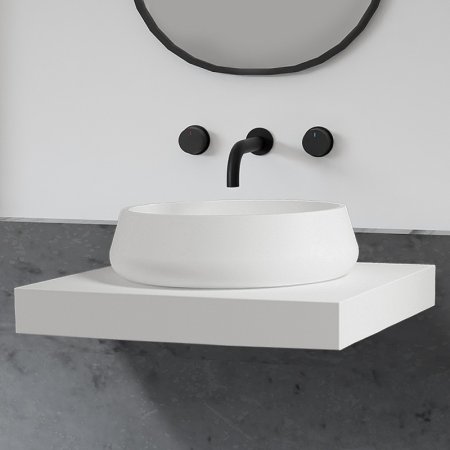 Раковина-чаша Abber Stein 60 AS2605 Белая матовая 