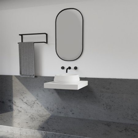 Раковина-чаша Abber Stein 60 AS2605 Белая матовая 