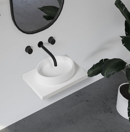 Раковина-чаша Abber Stein 60 AS2605 Белая матовая 