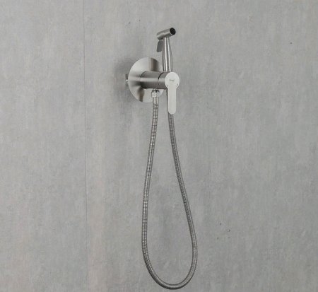 Гигиенический душ со смесителем Frap H801 F72801 Сатин 