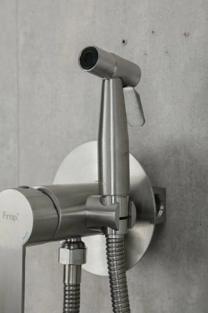 Гигиенический душ со смесителем Frap H801 F72801 Сатин 
