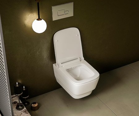 Унитаз Boheme Bello 971-W подвесной Белый глянец без сиденья 