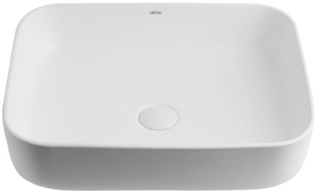 Раковина накладная ABBER Rechteck AC2202MW белая матовая 