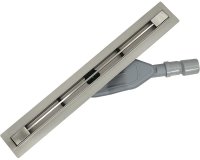 Душевой лоток ALMAes Delgado 60 DL60CH с решеткой Нержавеющая сталь