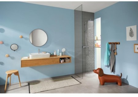 Душевая система Hansgrohe Croma E Showerpipe 27630000 с термостатом Хром 