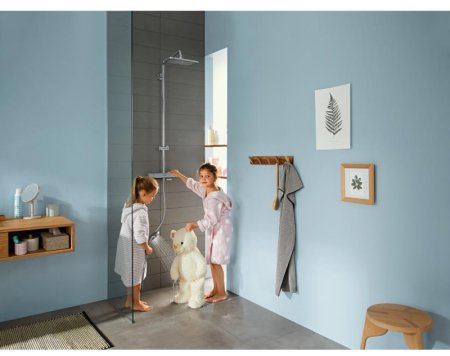 Душевая система Hansgrohe Croma E Showerpipe 27630000 с термостатом Хром 