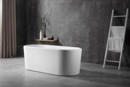 Акриловая ванна ABBER AB9272-1.6 белая 